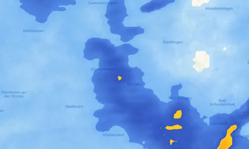 Regenradar Vorschaubild - Aktuelle Niederschläge in Scheer und Umgebung