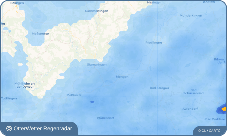 Wetter-Widget-Vorschau mit Vorhersagedaten für Scheer