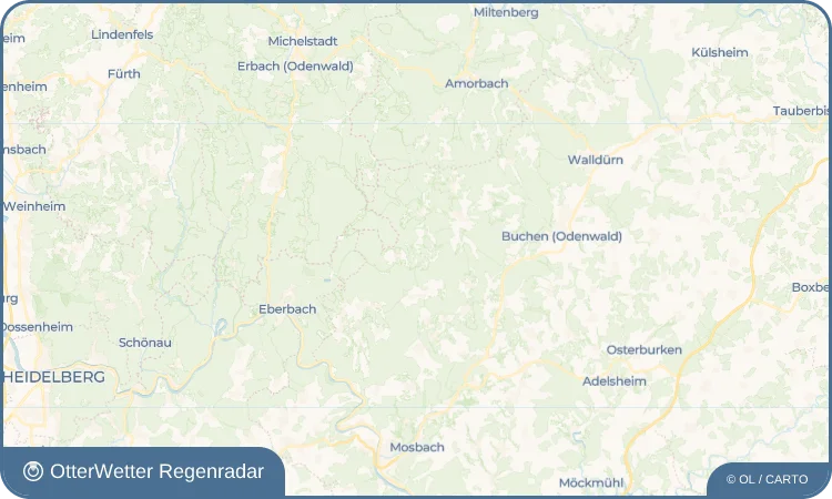 Widget-Vorschau für Scheidental Wetter-Widget-Vorschau mit Vorhersagedaten für Scheidental