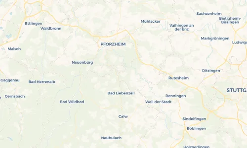 Regenradar Vorschaubild - Aktuelle Niederschläge in Schellbronn und Umgebung
