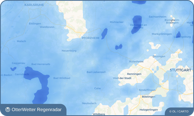 OtterWetter Regenradar-Widget Schellbronn