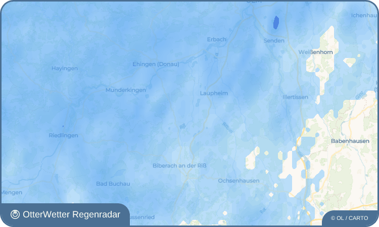 OtterWetter Regenradar-Widget Schemmerberg