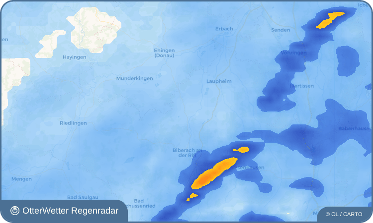 OtterWetter Regenradar-Widget Schemmerhofen