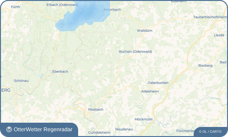 Wetter-Widget-Vorschau mit Vorhersagedaten für Scheringen