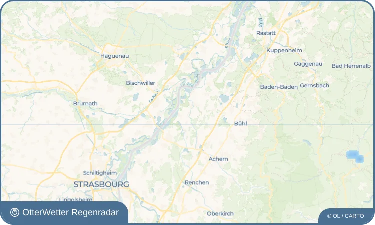Wetter-Widget-Vorschau mit Vorhersagedaten für Scherzheim