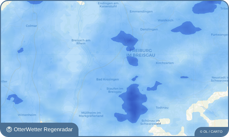 OtterWetter Regenradar-Widget Scherzingen