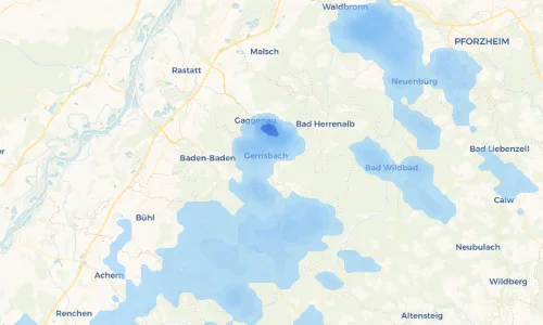 Regenradar Vorschaubild - Aktuelle Niederschläge in Scheuern und Umgebung
