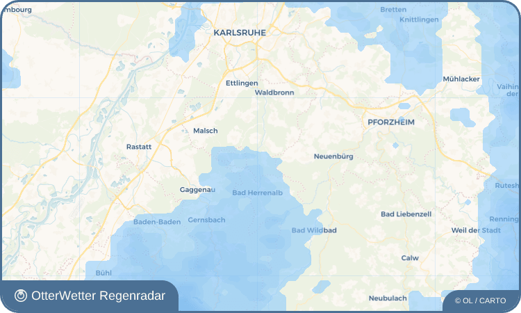 OtterWetter Regenradar-Widget Schielberg