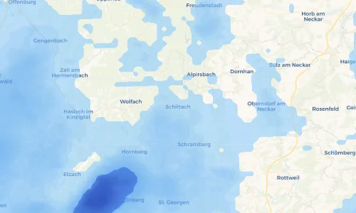 Regenradar Vorschaubild - Aktuelle Niederschläge in Schiltach und Umgebung