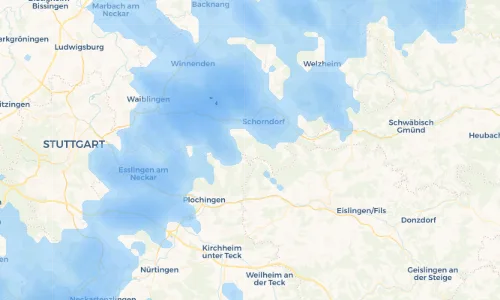 Regenradar Vorschaubild - Aktuelle Niederschläge in Schlichten und Umgebung