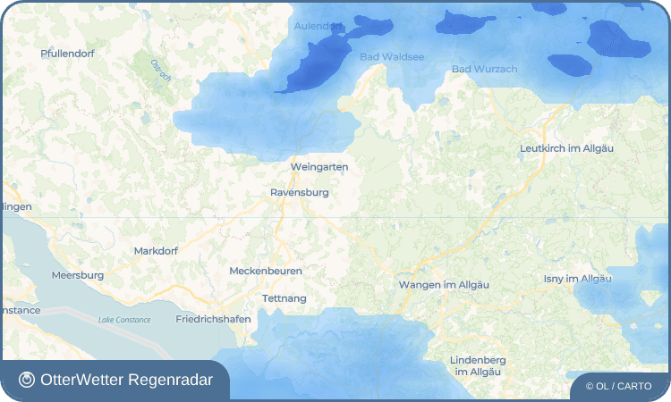 OtterWetter Regenradar-Widget Schlier