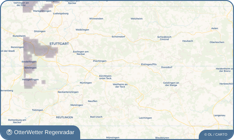 OtterWetter Regenradar-Widget Schlierbach