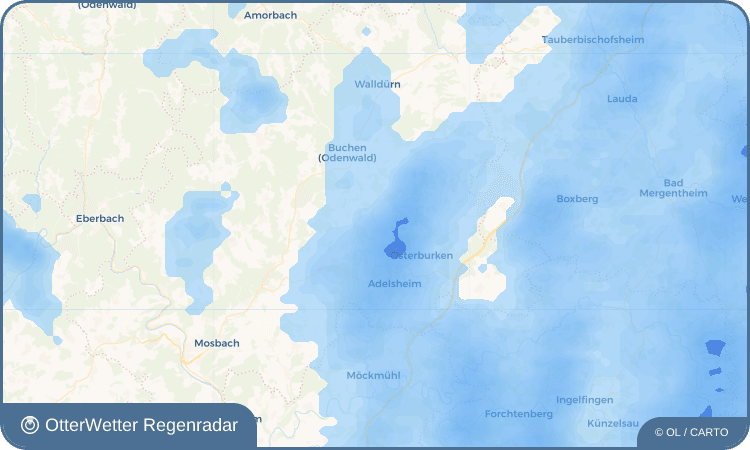 OtterWetter Regenradar-Widget Schlierstadt