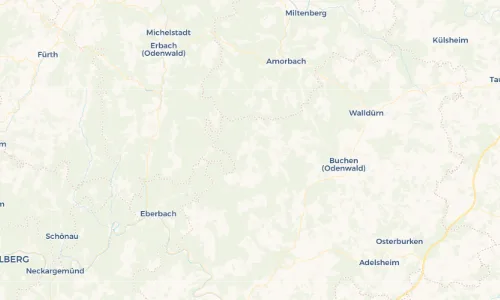 Regenradar-Vorschau: aktuelle Niederschläge in Schloßau und Umgebung