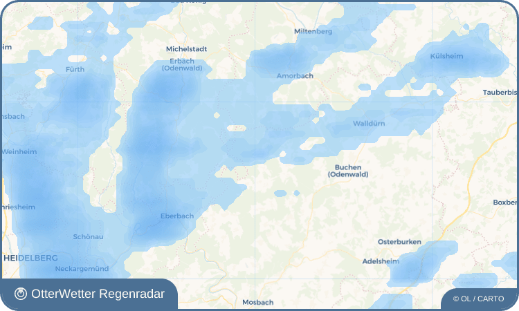 OtterWetter Regenradar-Widget Schloßau