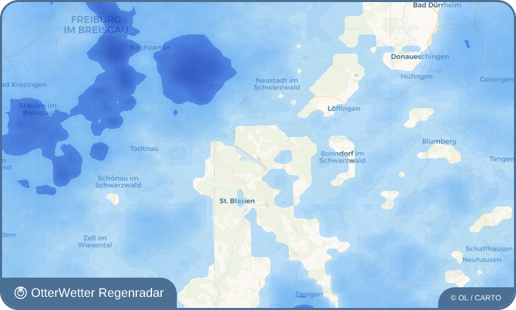Widget-Vorschau für Schluchsee Wetter-Widget-Vorschau mit Vorhersagedaten für Schluchsee