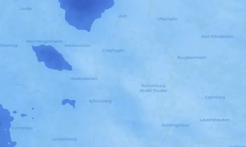 Regenradar-Vorschau: aktuelle Niederschläge in Schmerbach und Umgebung