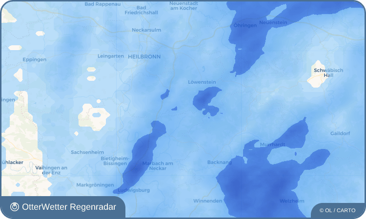 OtterWetter Regenradar-Widget Schmidhausen