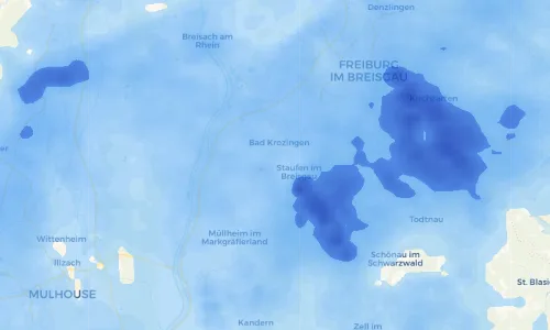 Regenradar Vorschaubild - Aktuelle Niederschläge in Schmidhofen und Umgebung