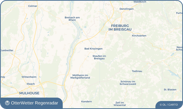 OtterWetter Regenradar-Widget Schmidhofen