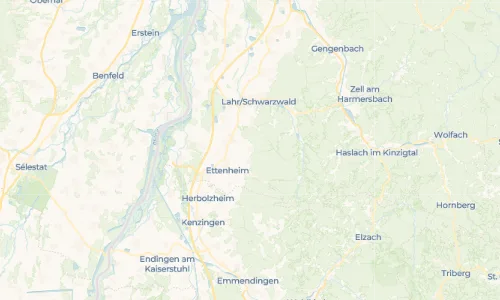 Regenradar Vorschaubild - Aktuelle Niederschläge in Schmieheim und Umgebung