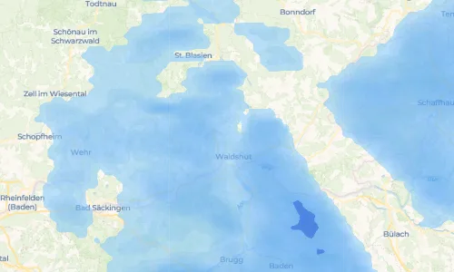 Regenradar Vorschaubild - Aktuelle Niederschläge in Schmitzingen und Umgebung