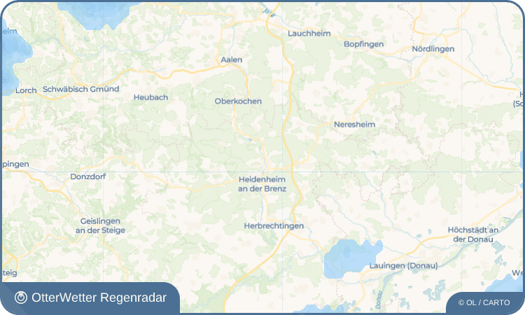 OtterWetter Regenradar-Widget Schnaitheim
