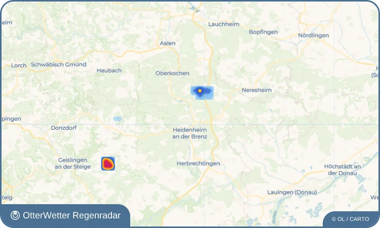 Widget-Vorschau für Schnaitheim Wetter-Widget-Vorschau mit Vorhersagedaten für Schnaitheim