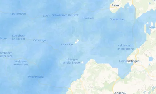 Regenradar Vorschaubild - Aktuelle Niederschläge in Schnittlingen und Umgebung
