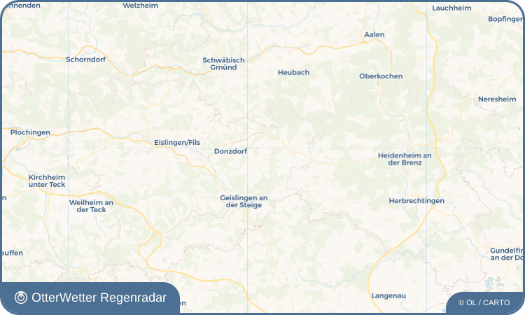 OtterWetter Regenradar-Widget Schnittlingen