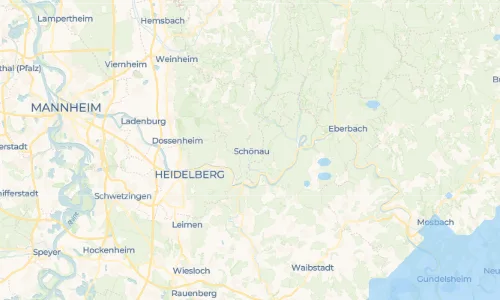 Regenradar Vorschaubild - Aktuelle Niederschläge in Schönau und Umgebung