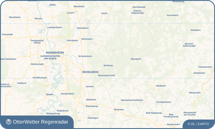 OtterWetter Regenradar-Widget Schönau