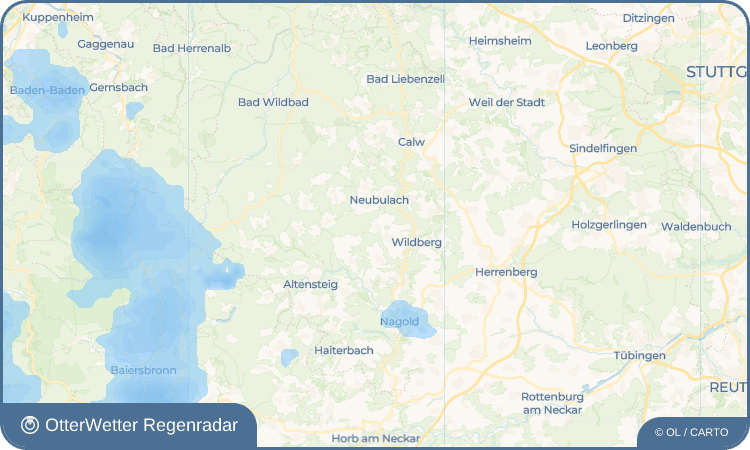 OtterWetter Regenradar-Widget Schönbronn