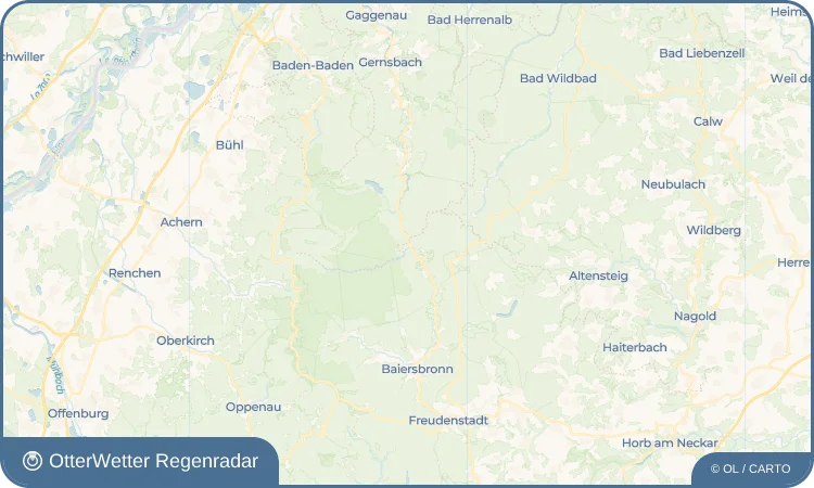 Wetter-Widget-Vorschau mit Vorhersagedaten für Schönmünzach
