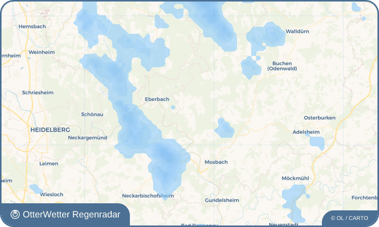 OtterWetter Regenradar-Widget Schollbrunn