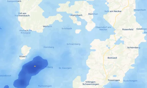 Regenradar Vorschaubild - Aktuelle Niederschläge in Schramberg und Umgebung