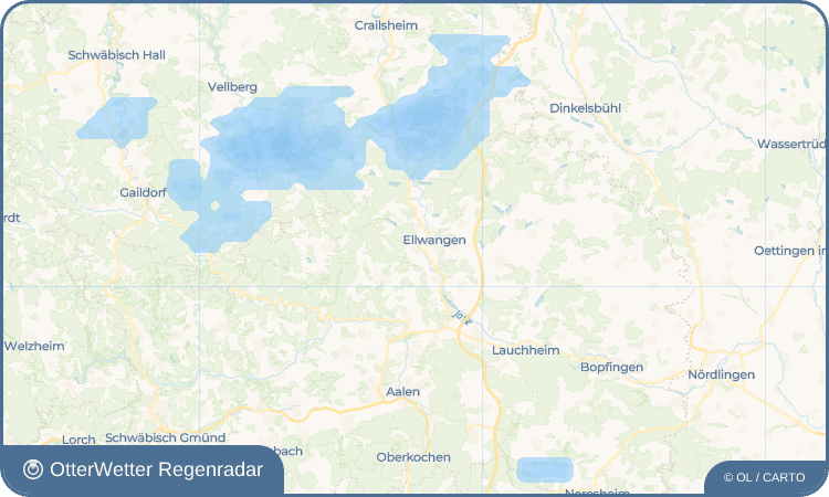 OtterWetter Regenradar-Widget Schrezheim
