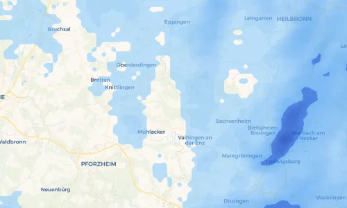Regenradar Vorschaubild - Aktuelle Niederschläge in Schützingen und Umgebung