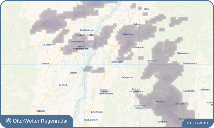 OtterWetter Regenradar-Widget Schutterwald