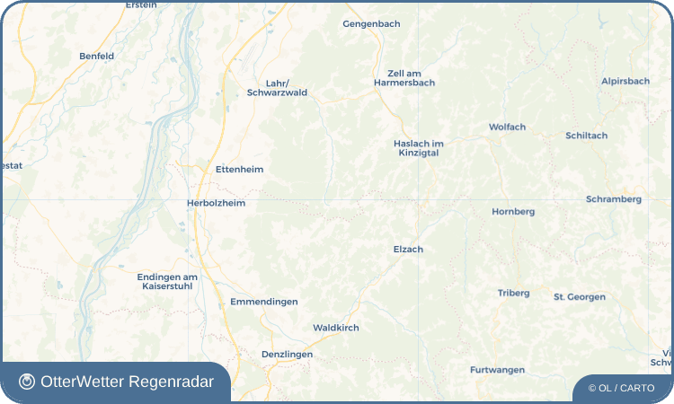 OtterWetter Regenradar-Widget Schweighausen