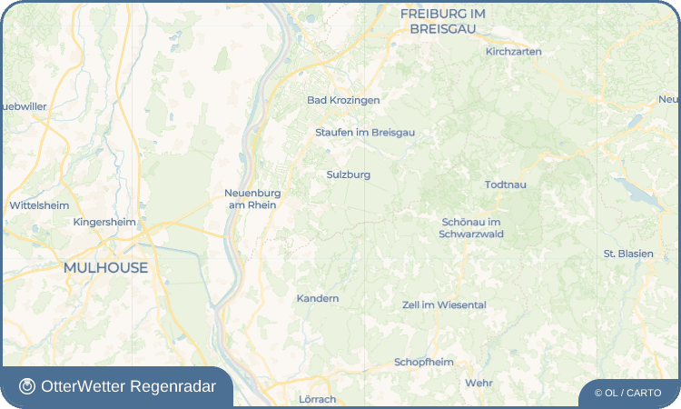 OtterWetter Regenradar-Widget Schweighof