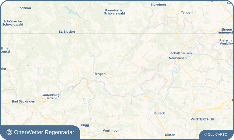 Wetter-Widget-Vorschau mit Vorhersagedaten für Schwerzen