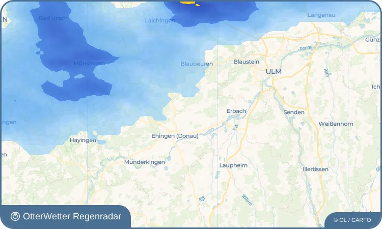 Wetter-Widget-Vorschau mit Vorhersagedaten für Schwörzkirch