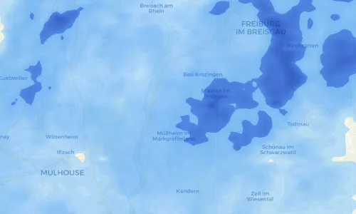 Regenradar Vorschaubild - Aktuelle Niederschläge in Seefelden und Umgebung