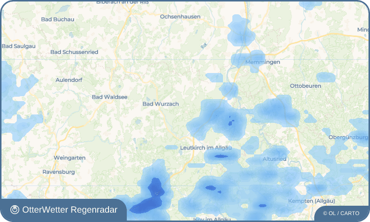 OtterWetter Regenradar-Widget Seibranz