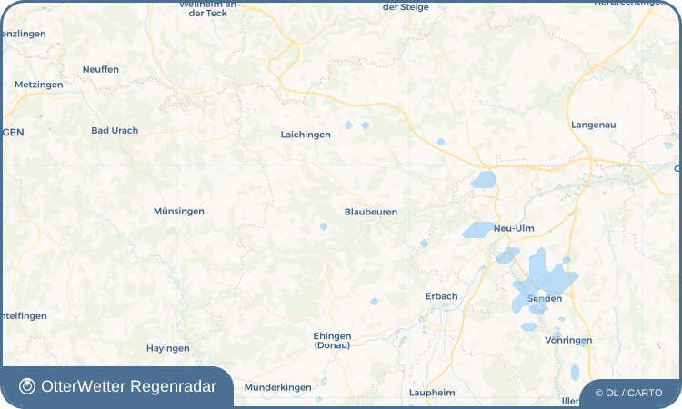 OtterWetter Regenradar-Widget Seißen