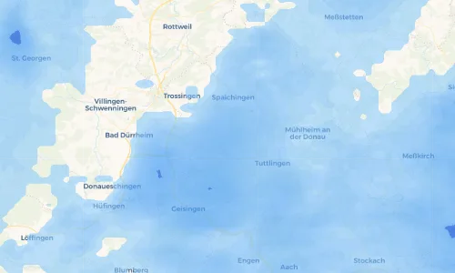 Regenradar Vorschaubild - Aktuelle Niederschläge in Seitingen und Umgebung