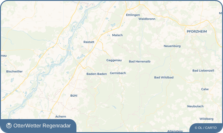 OtterWetter Regenradar-Widget Selbach
