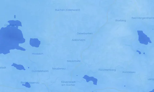 Regenradar Vorschaubild - Aktuelle Niederschläge in Sennfeld und Umgebung