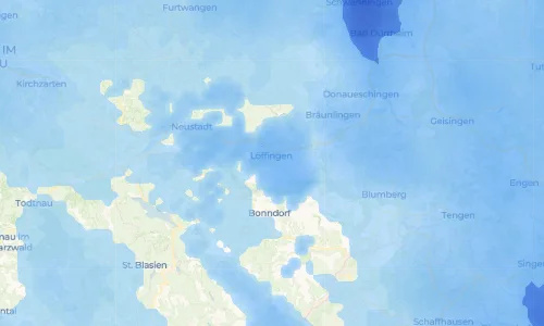 Regenradar Vorschaubild - Aktuelle Niederschläge in Seppenhofen und Umgebung